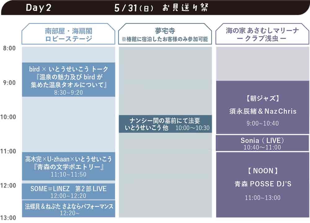Timetable