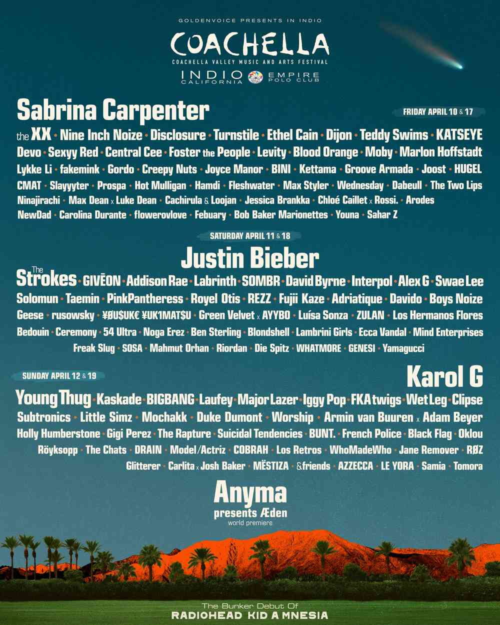 Lineup