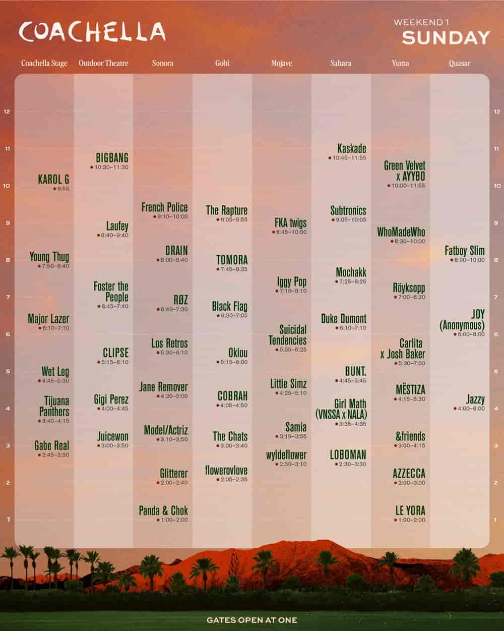 Timetable