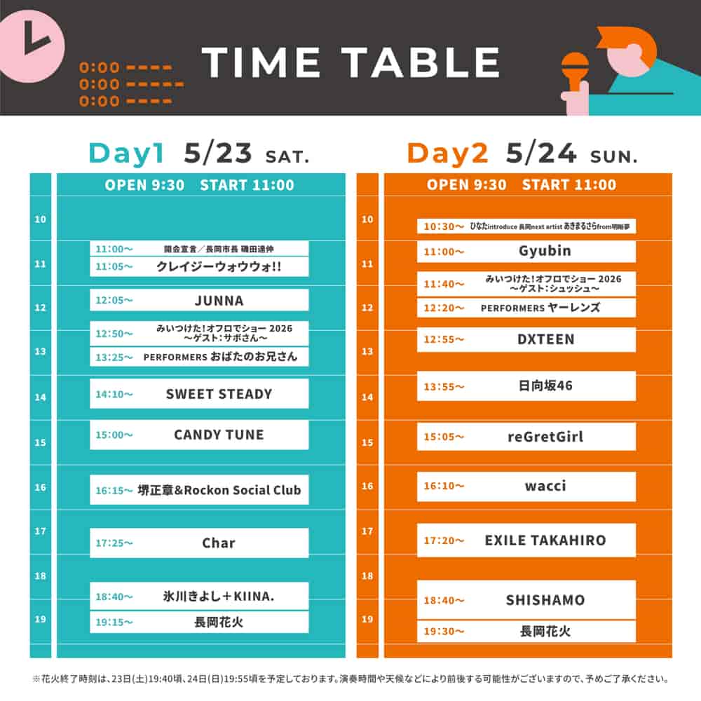 Timetable