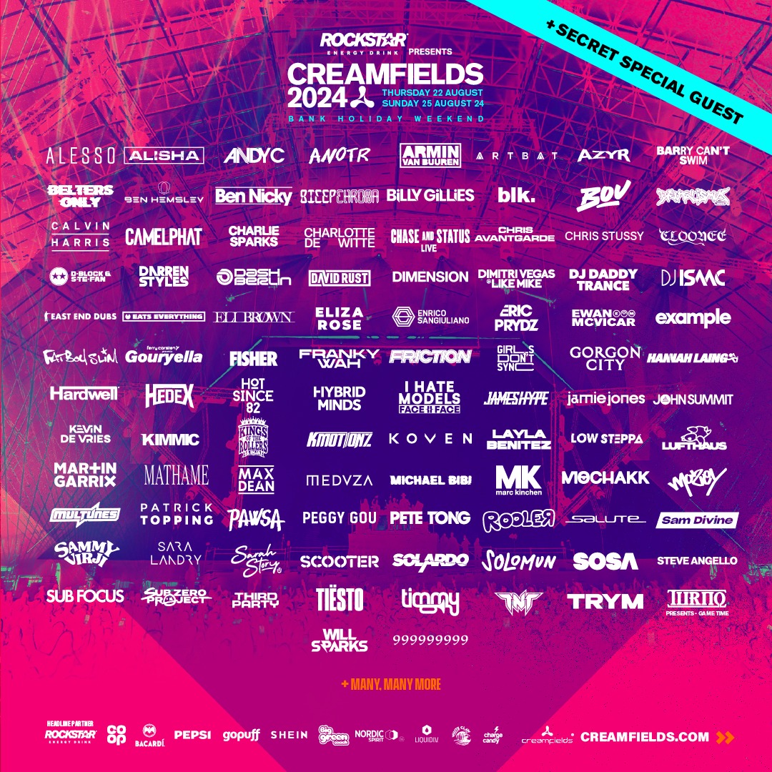 Creamfields 2024 最新消息