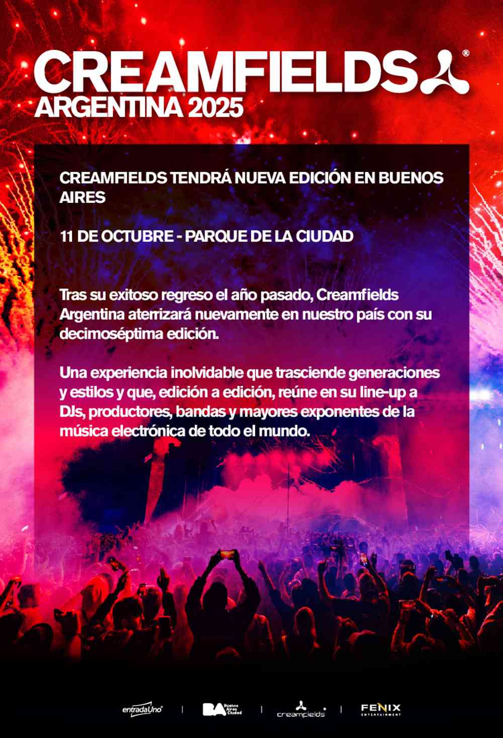 Creamfields Argentina 2025