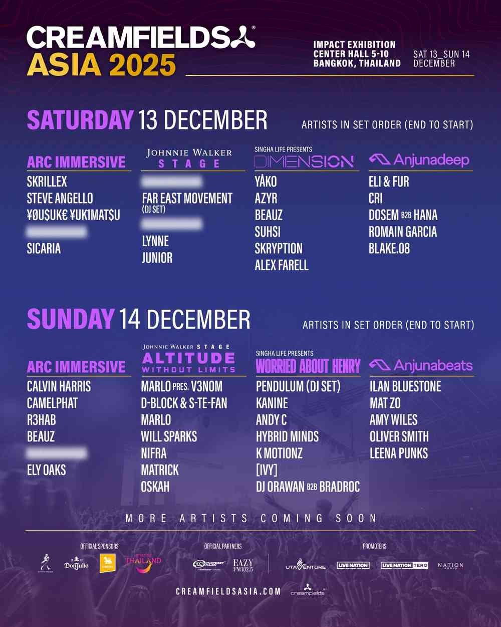 Lineup