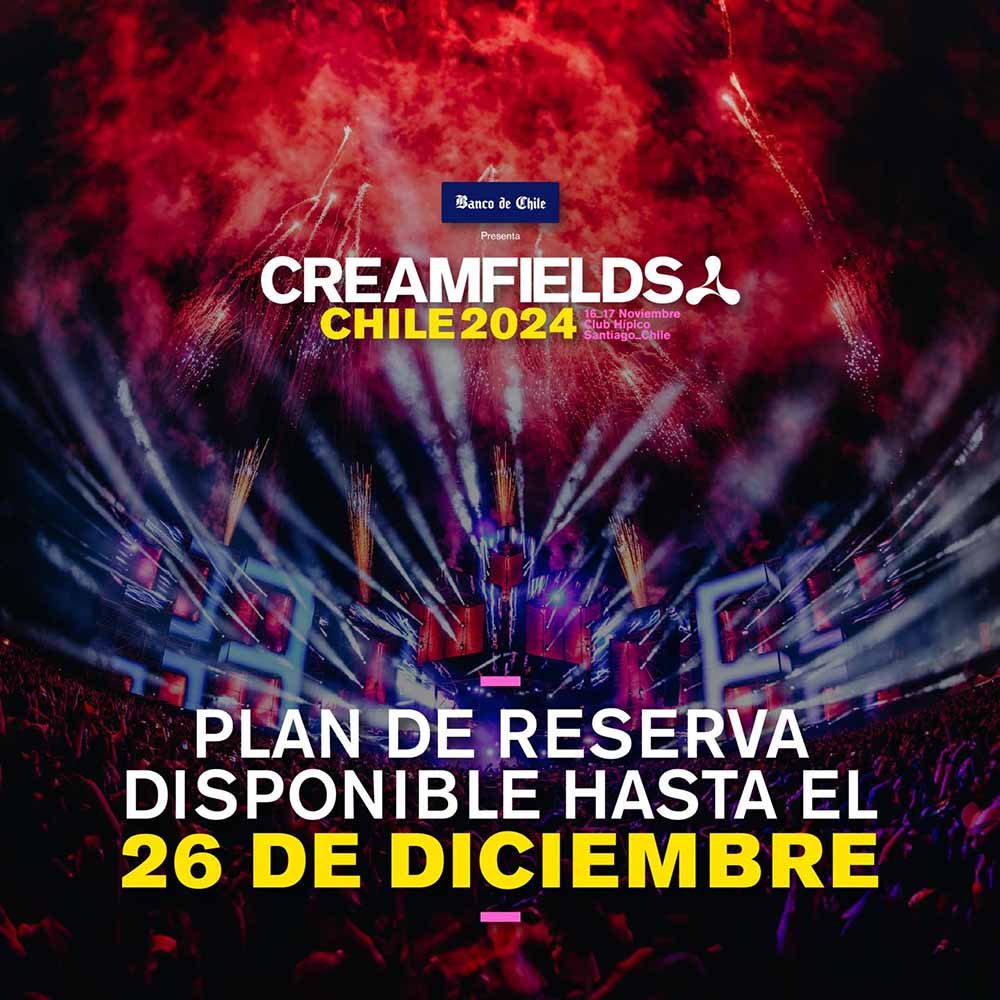 [Update] Creamfields Chile 2024｜returns November, lineup, timetable