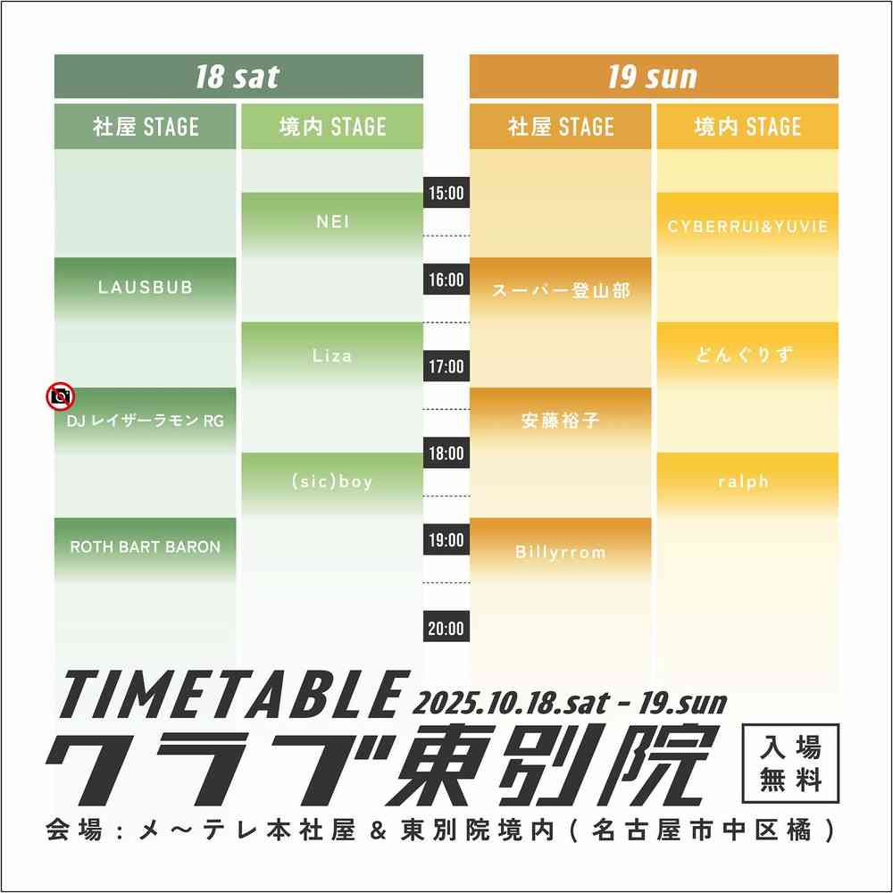 タイムテーブル