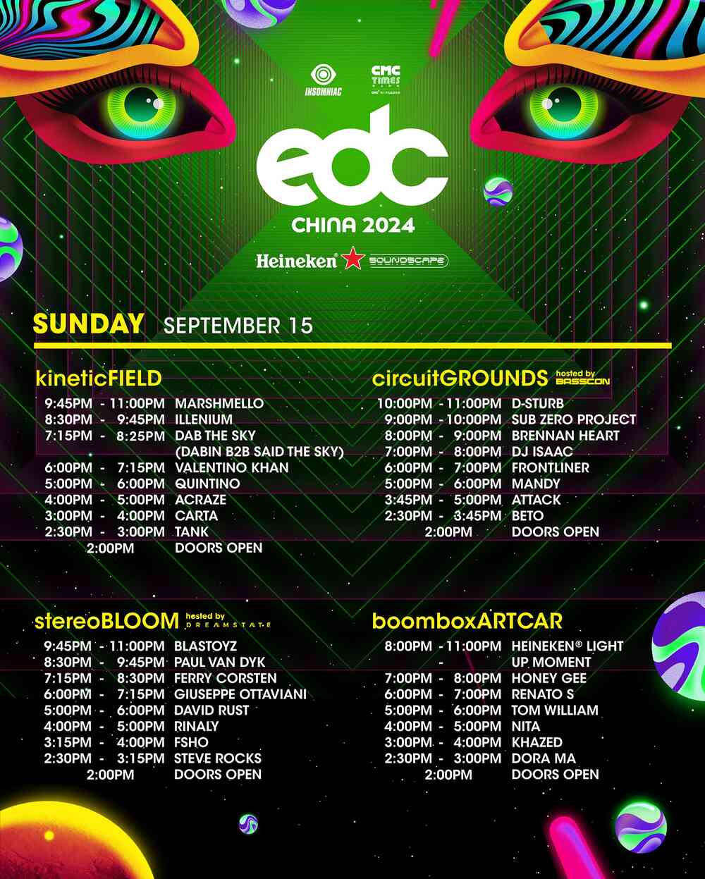 Timetable
