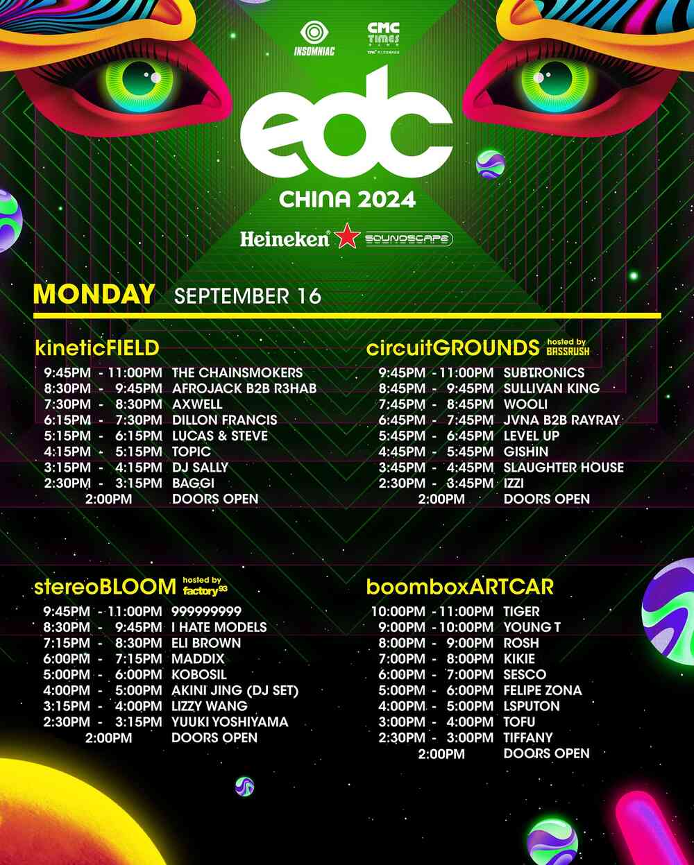 Timetable