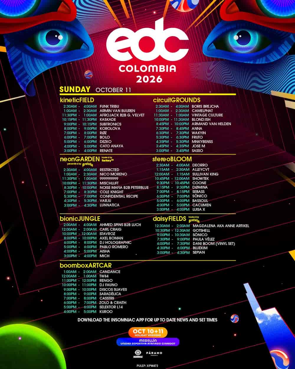 Timetable