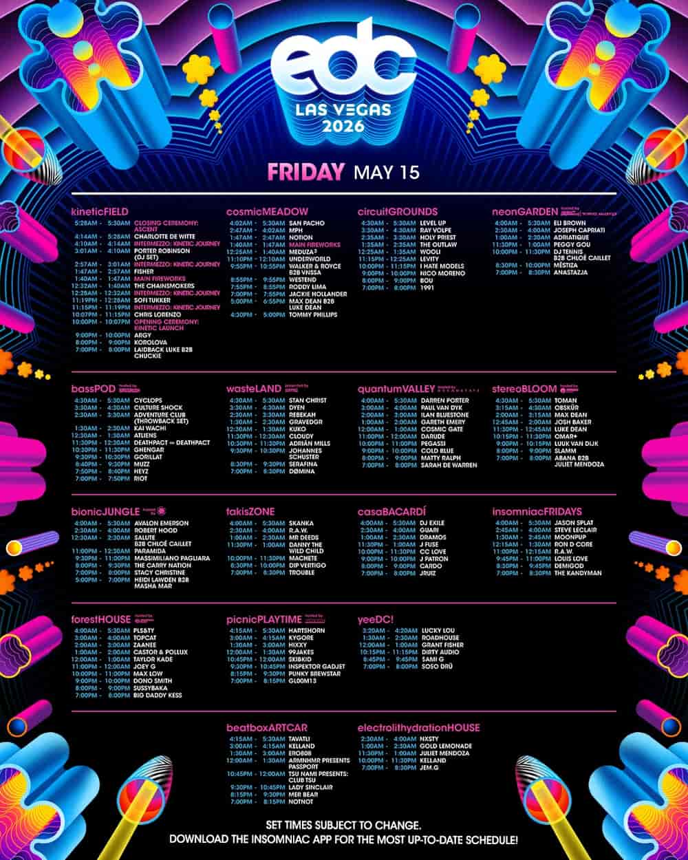 Timetable