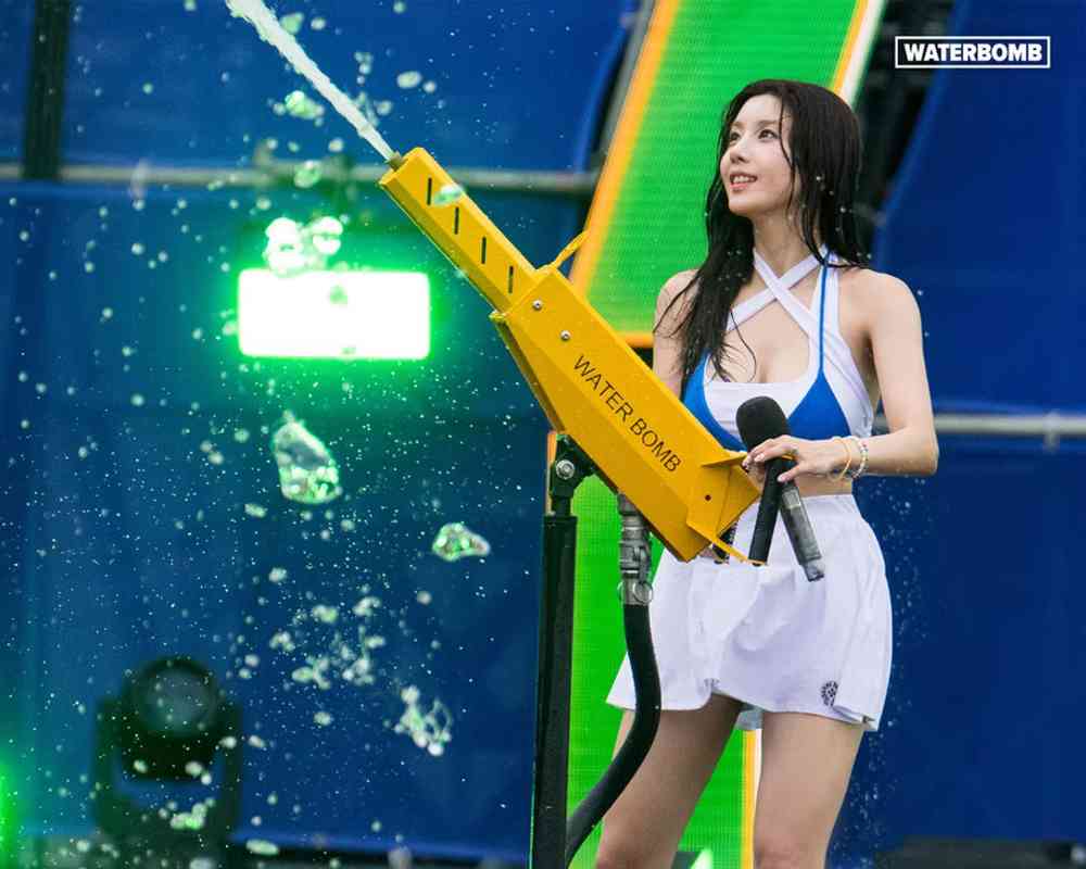 WATERBOMB不可錯過的內容之一:與K-POP偶像進行水槍大戰,整體規劃富有節奏感,引導觀眾自然沉浸於活動之中。