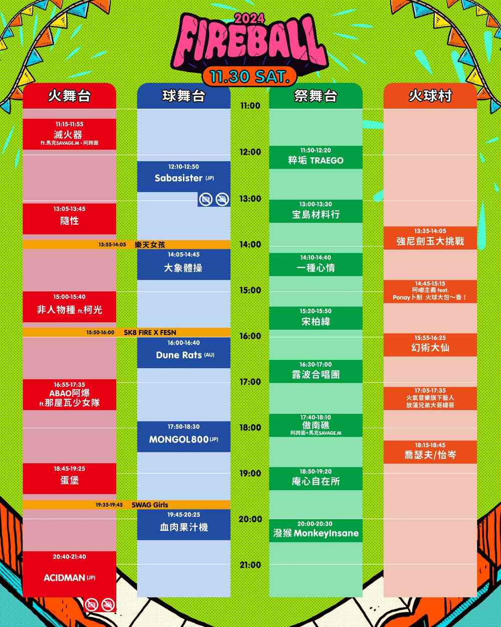 时间表