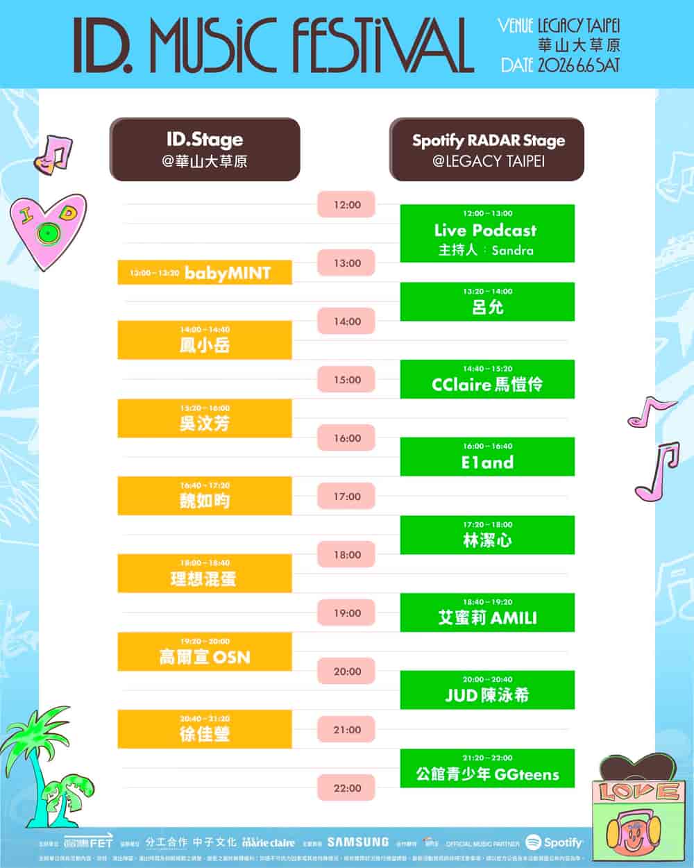 Timetable