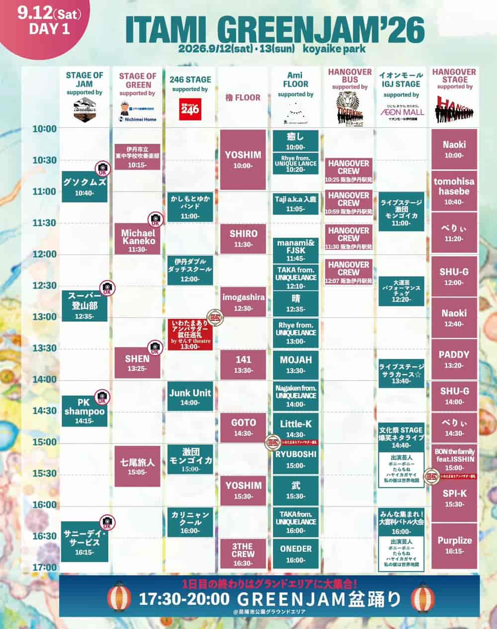 Timetable