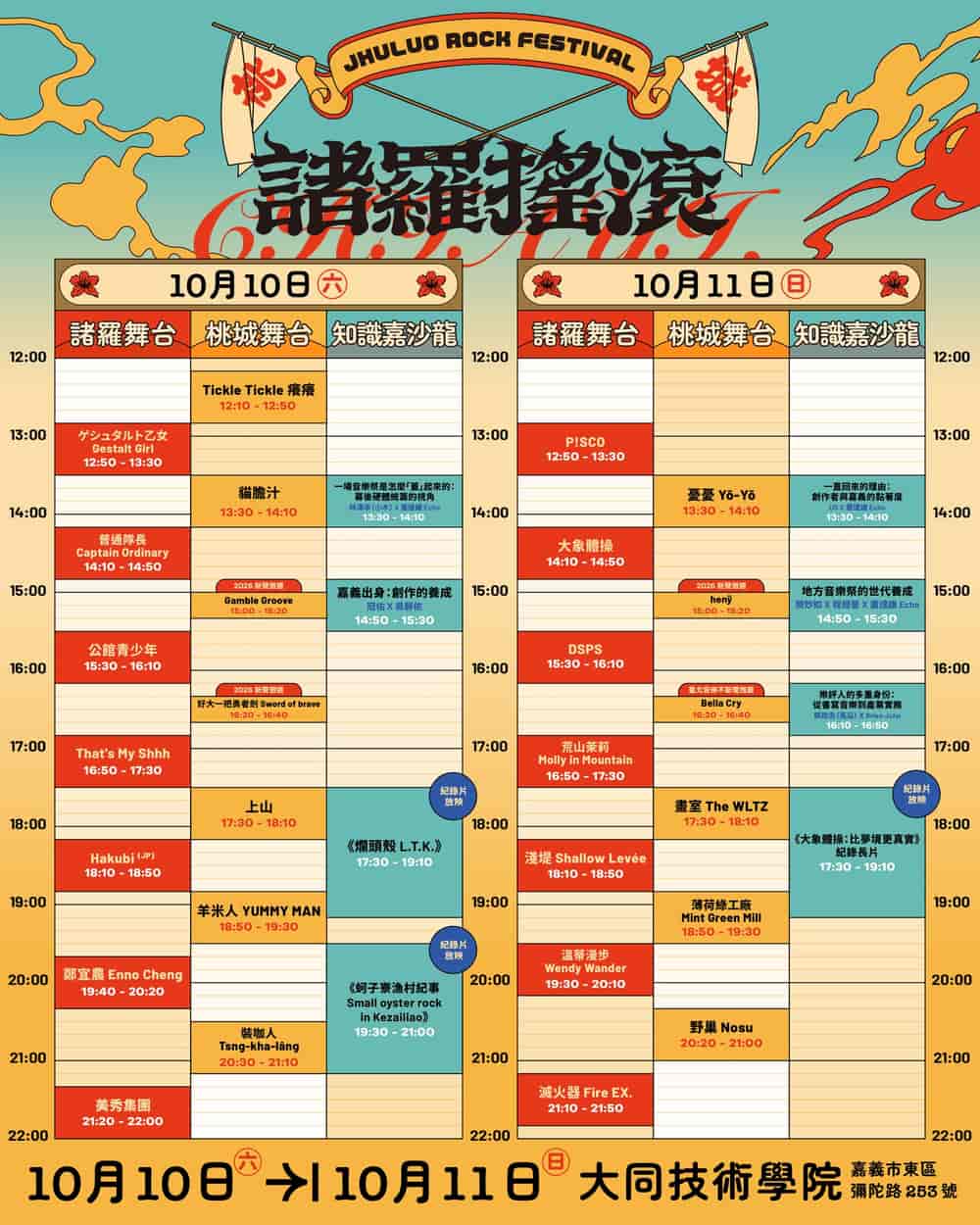 Timetable