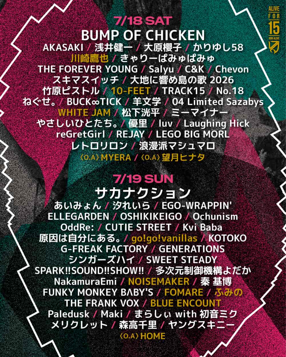 Lineup