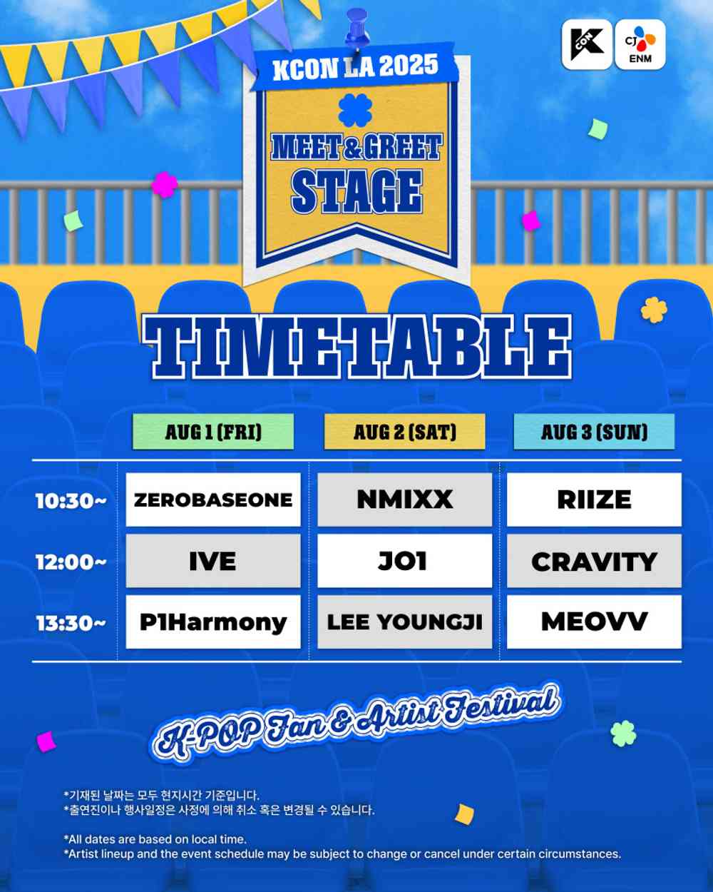 Timetable