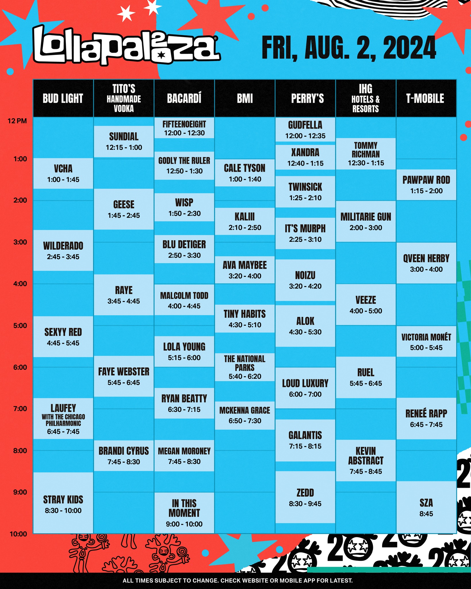 Timetable