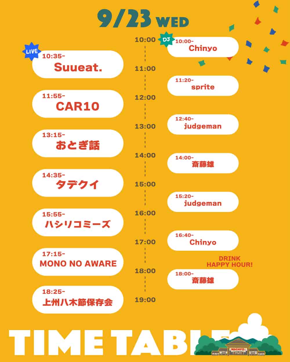 Timetable
