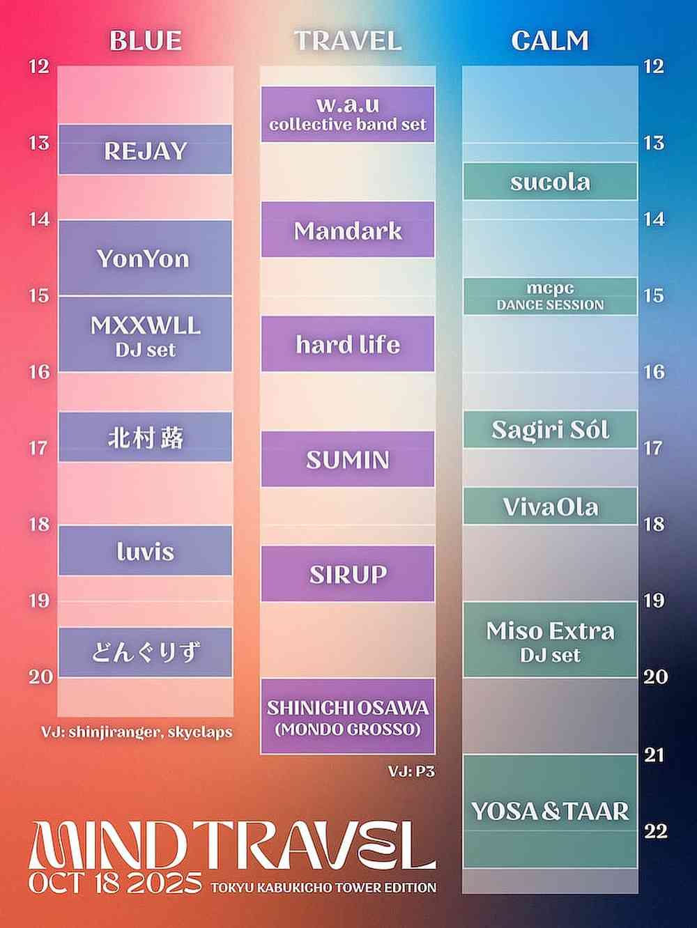 タイムテーブル
