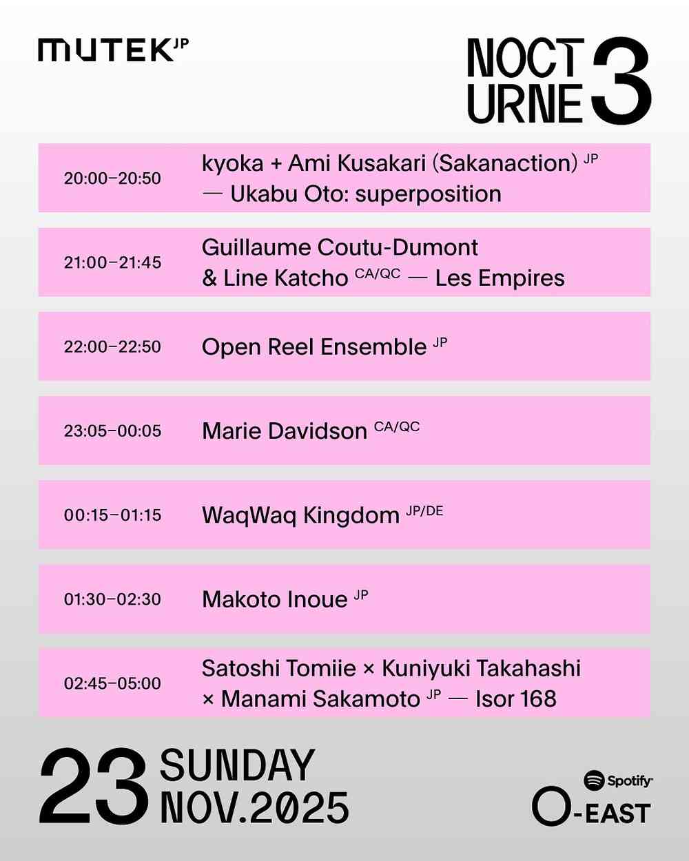 タイムテーブル