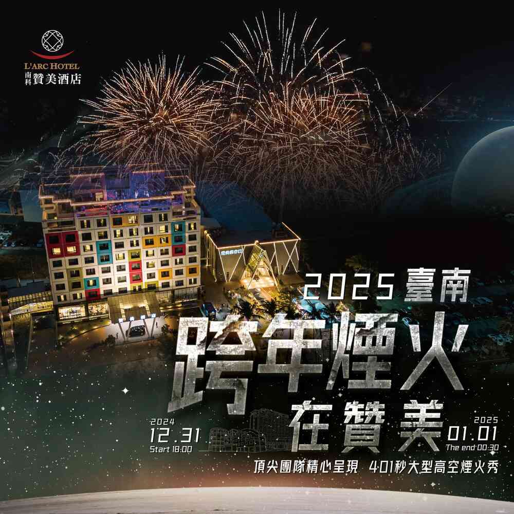 2025台南跨年煙火在贊美