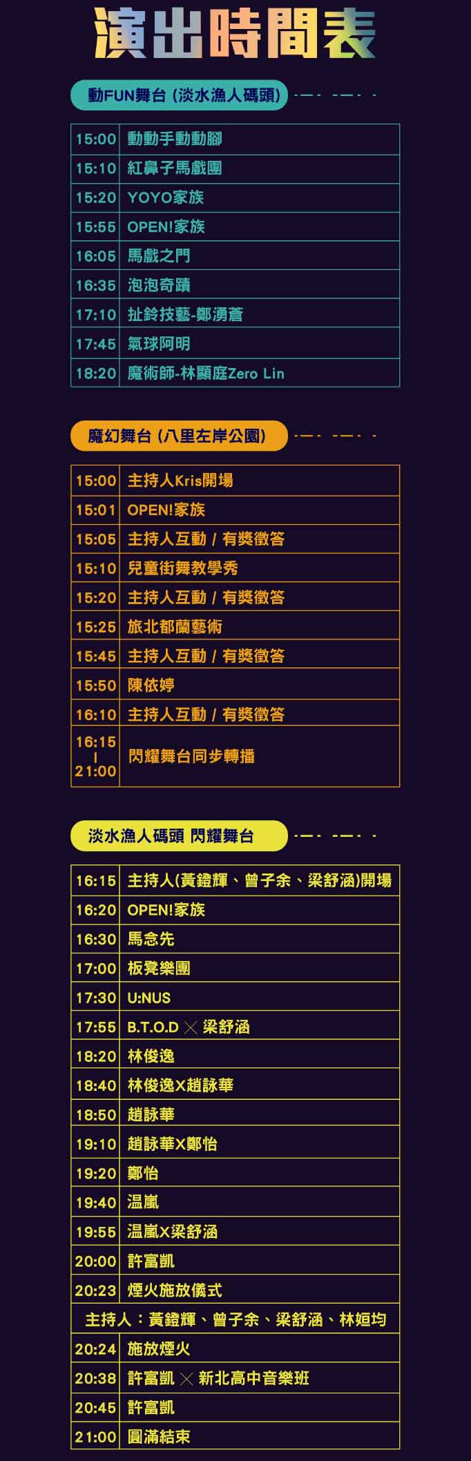 タイムテーブル