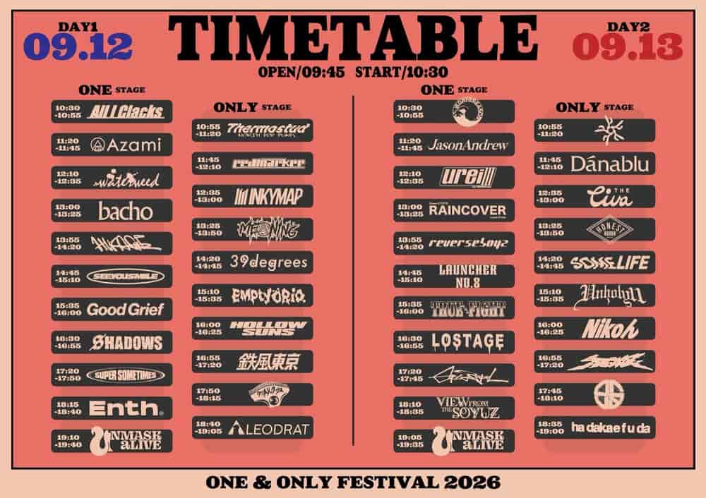 Timetable