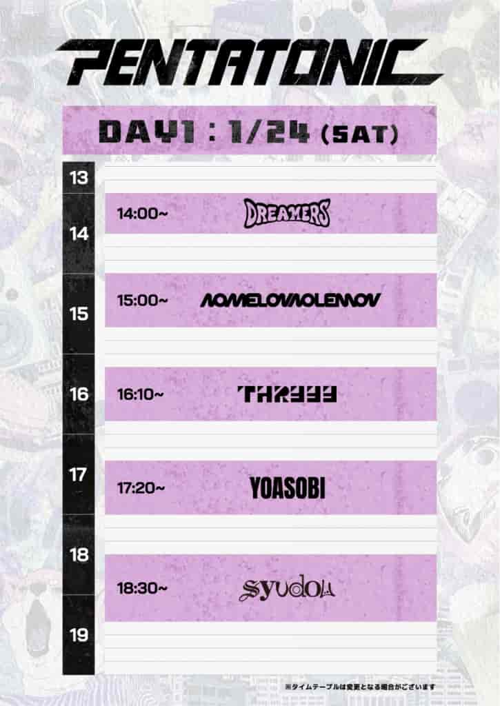 タイムテーブル