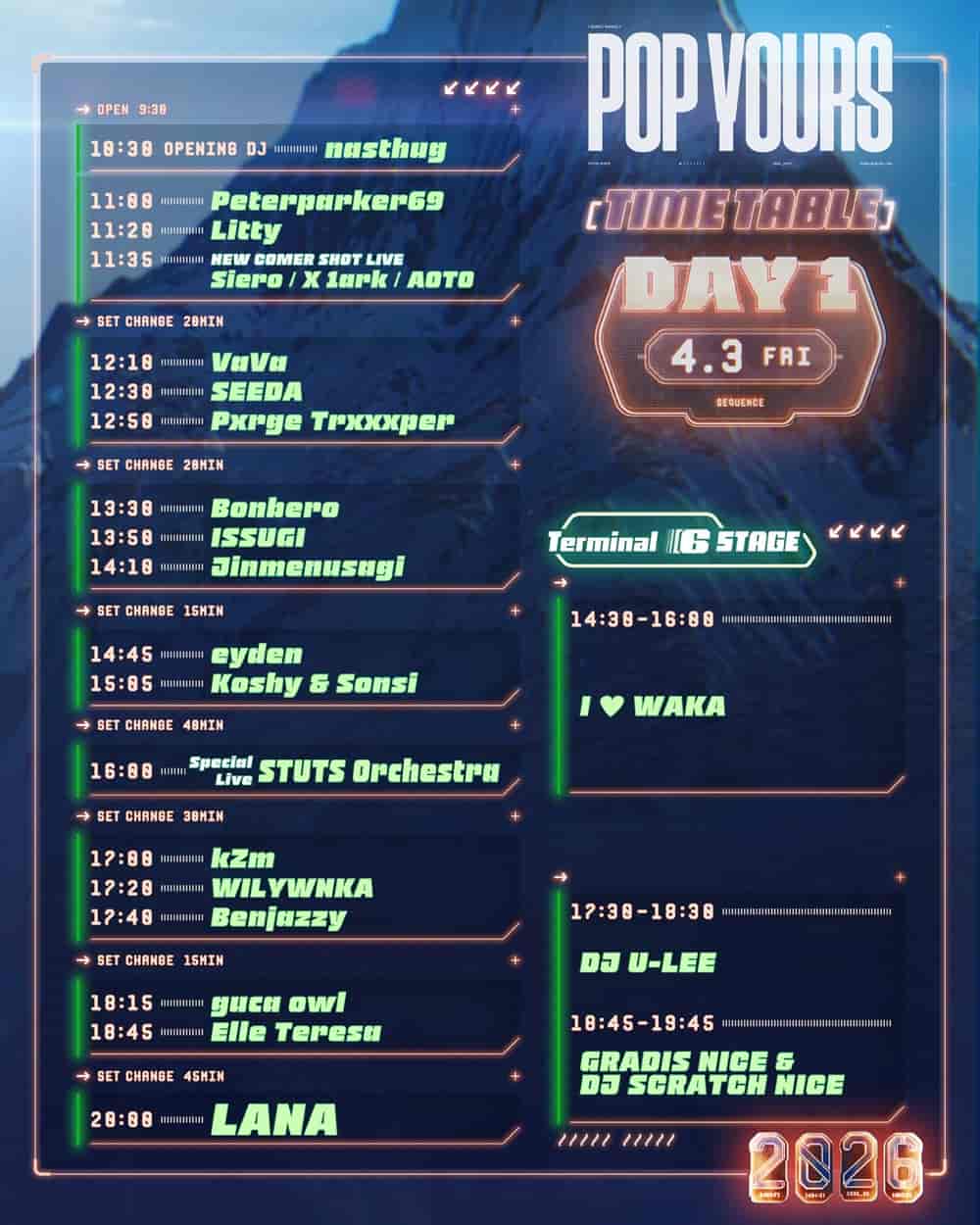 タイムテーブル