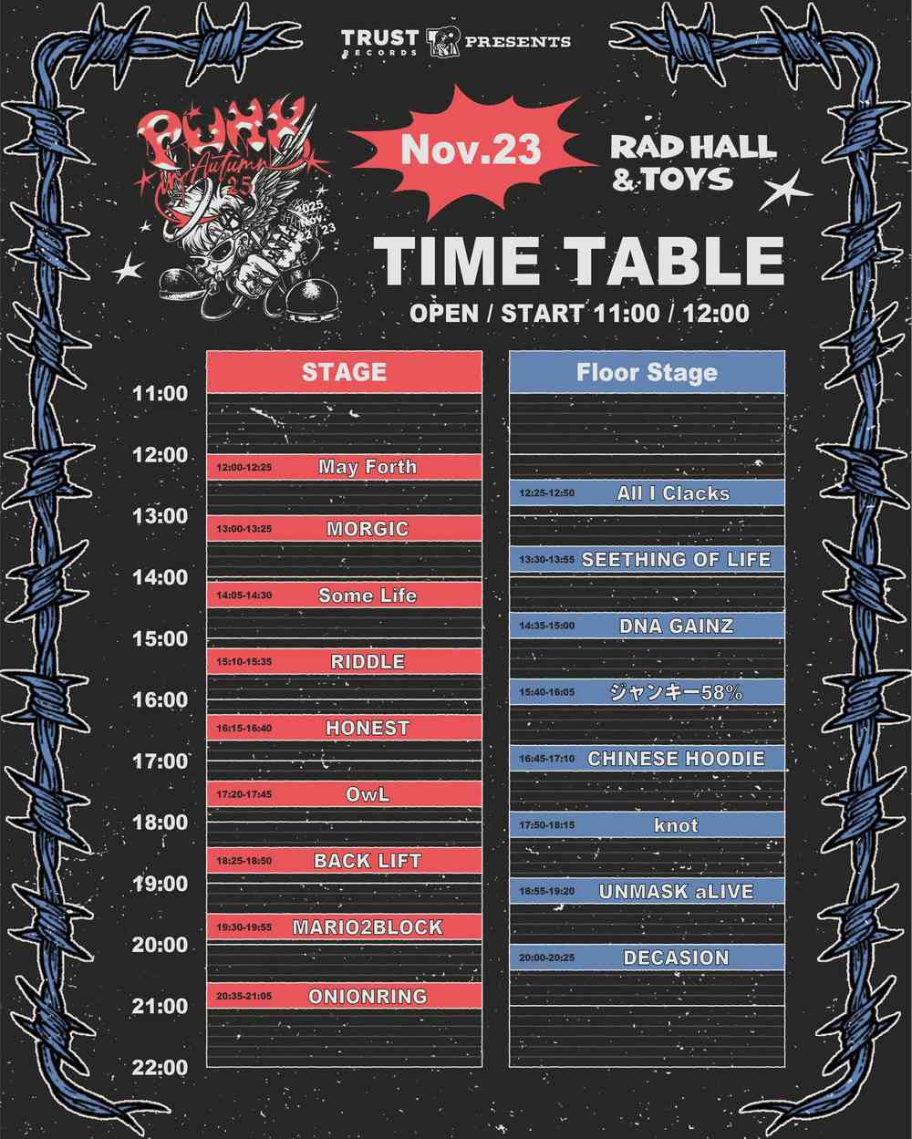 タイムテーブル