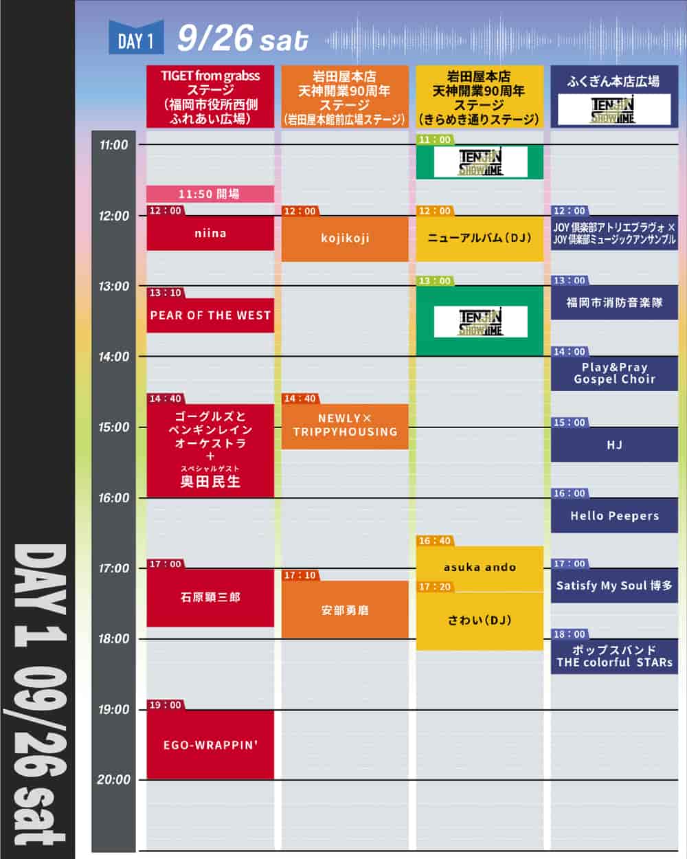 Timetable