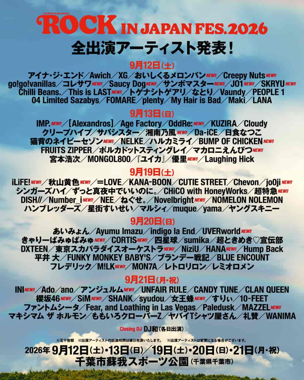 Lineup