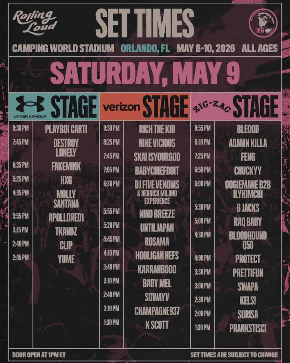 Timetable