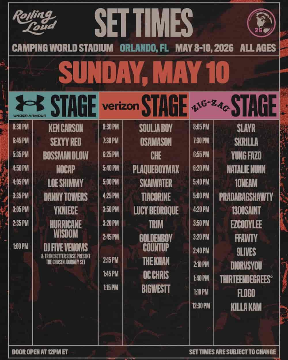 Timetable