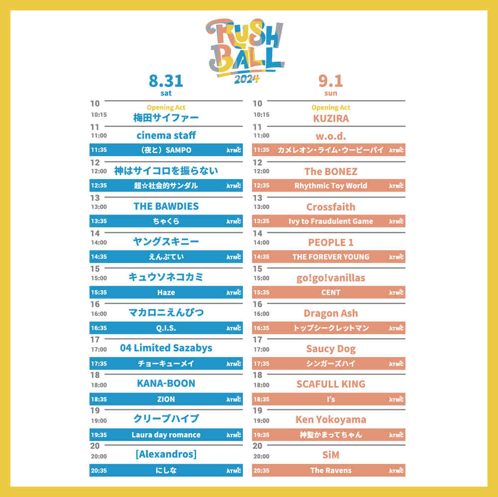 タイムテーブル