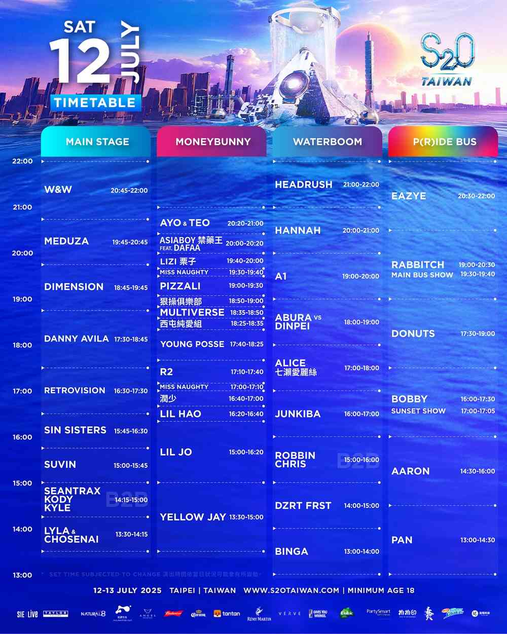 タイムテーブル