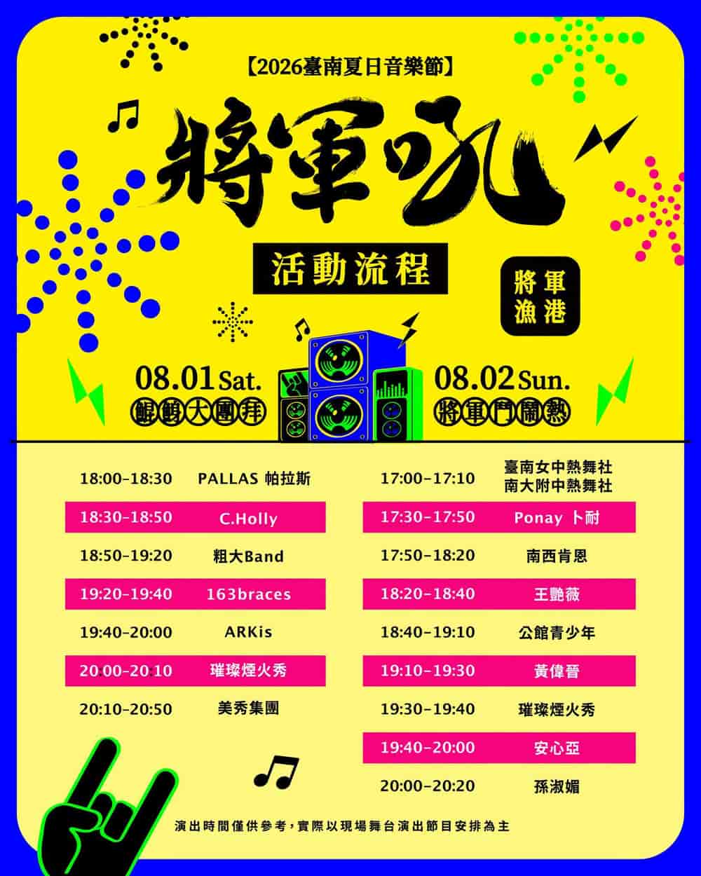 時間表