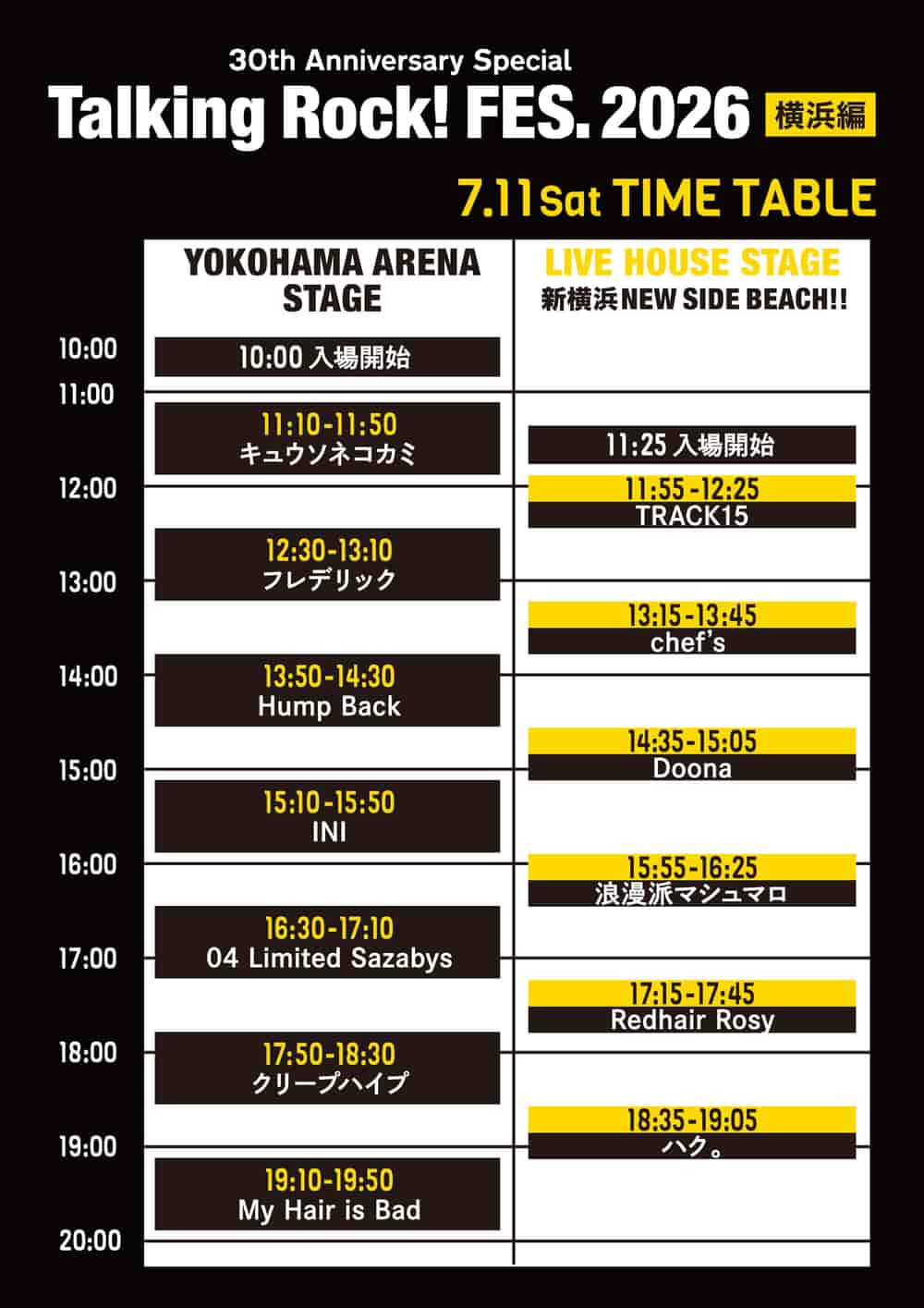 Timetable
