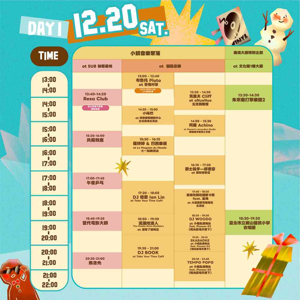 タイムテーブル