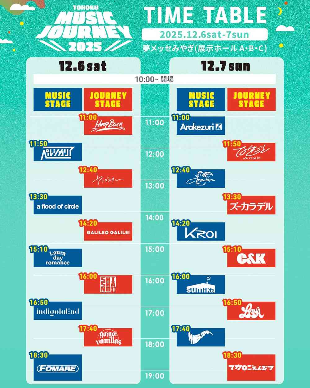 タイムテーブル