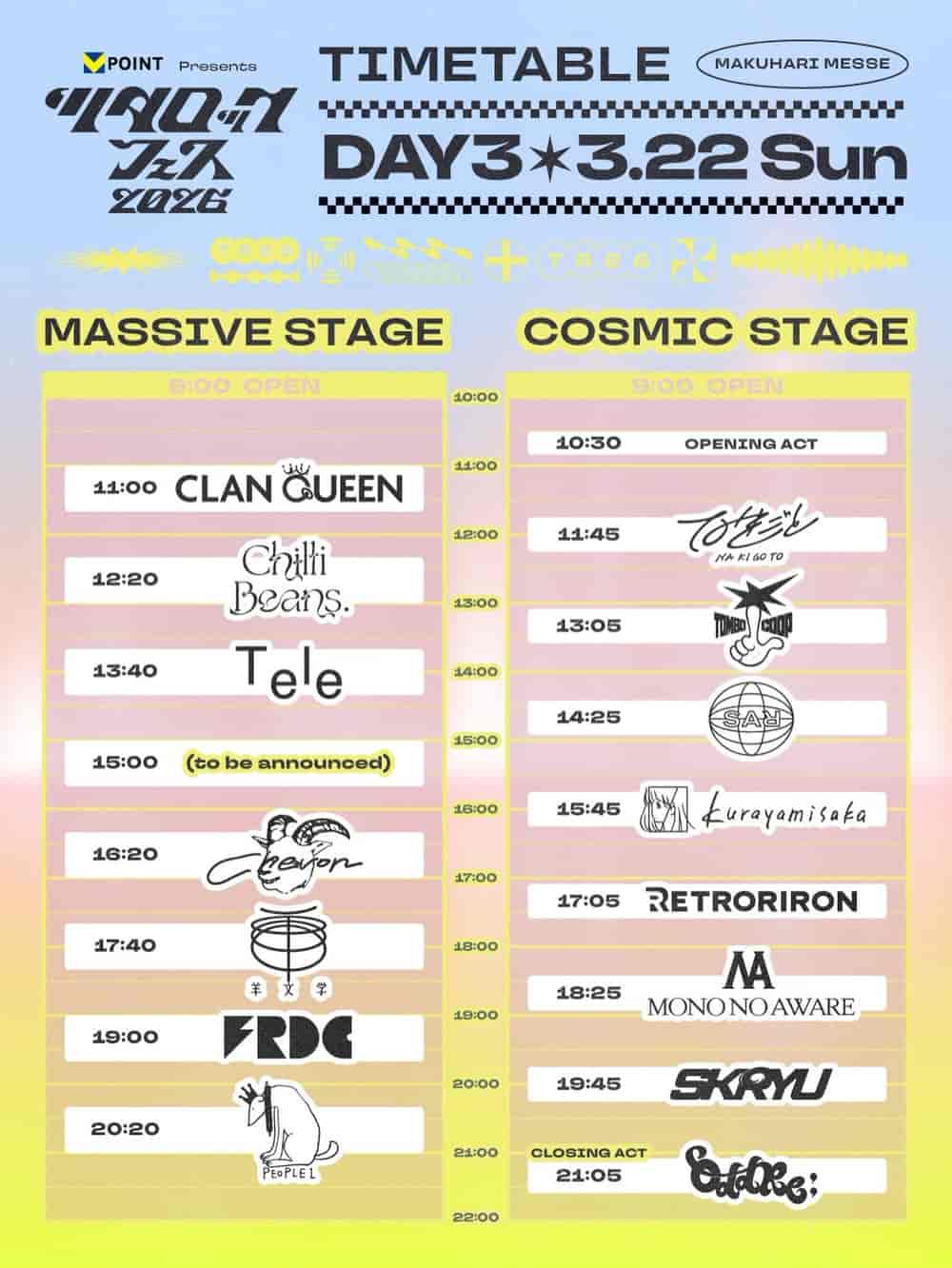 タイムテーブル