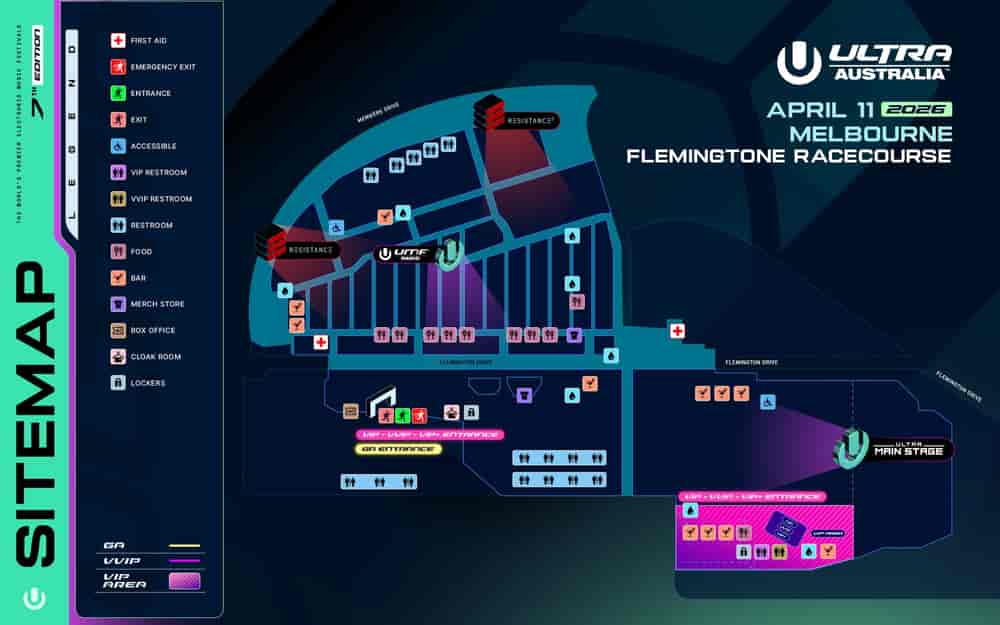 Mapa del recinto