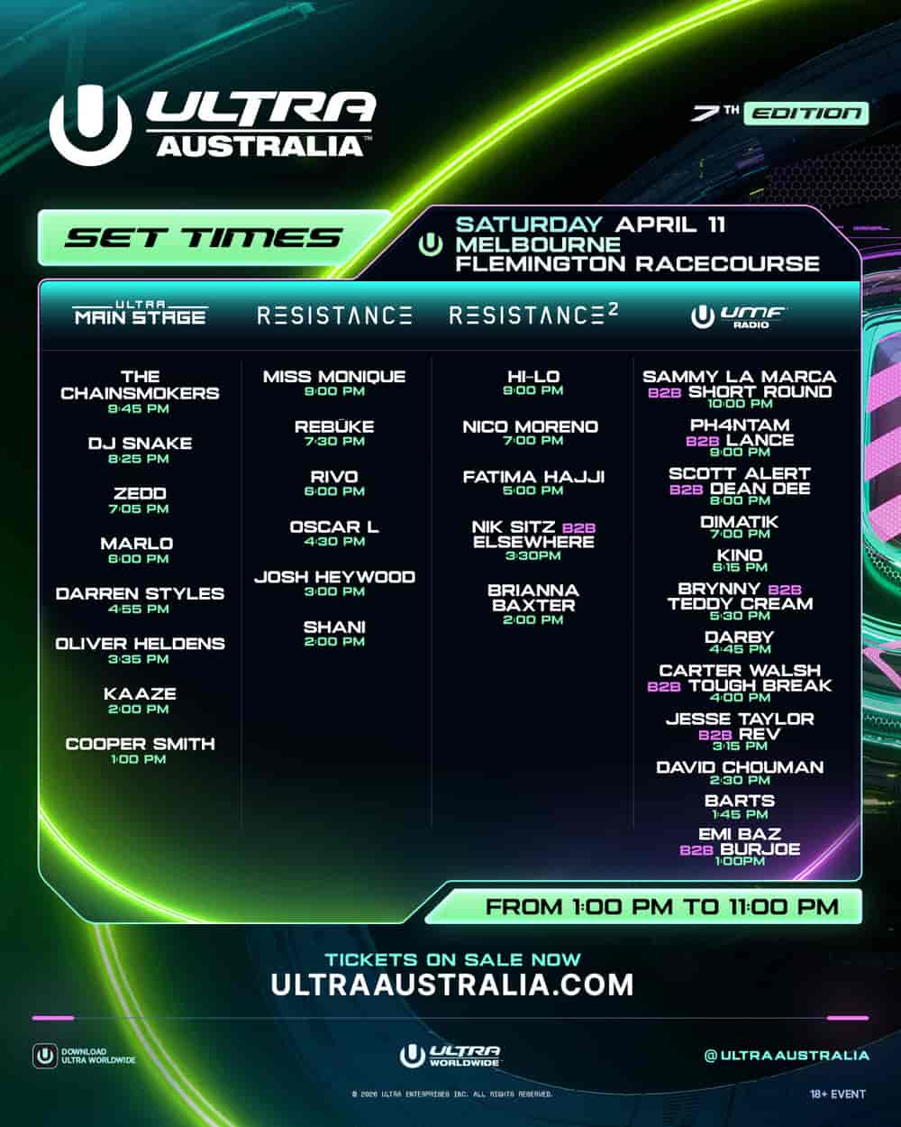 Timetable