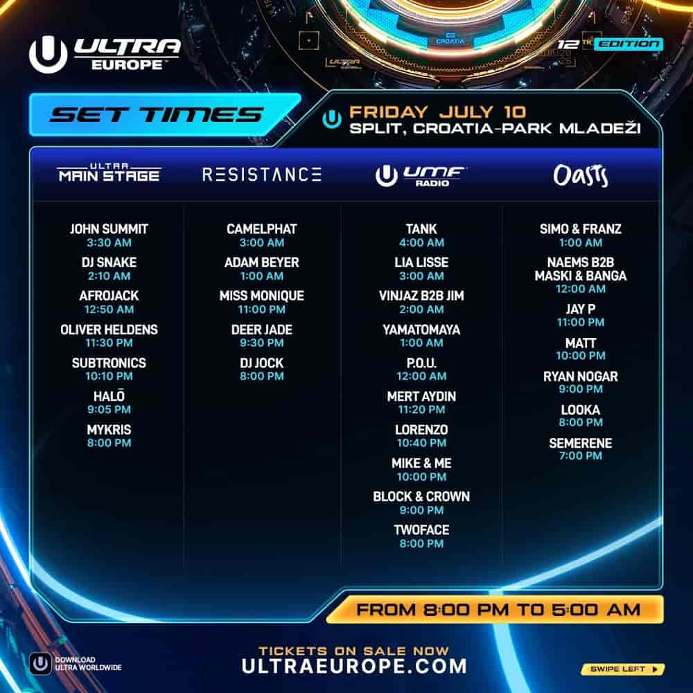 Timetable