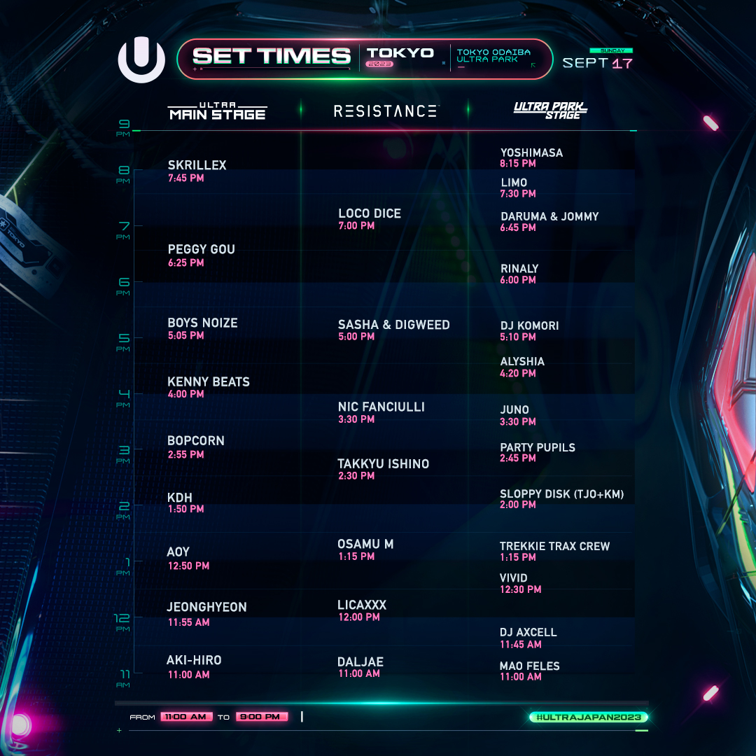 タイムテーブル