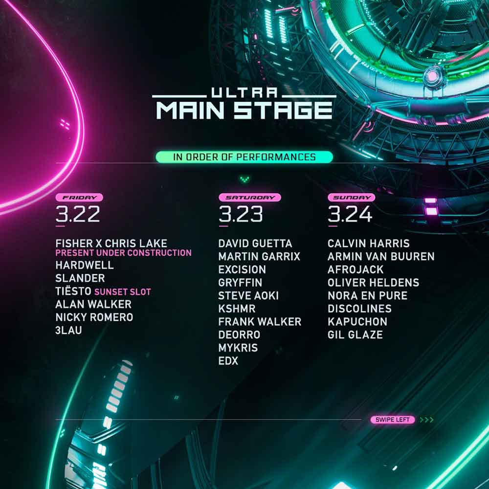 [Update] Ultra Music Festival Miami 2025 returns March, lineup