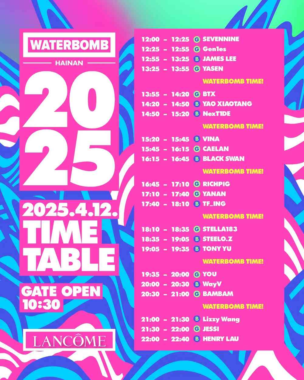 タイムテーブル