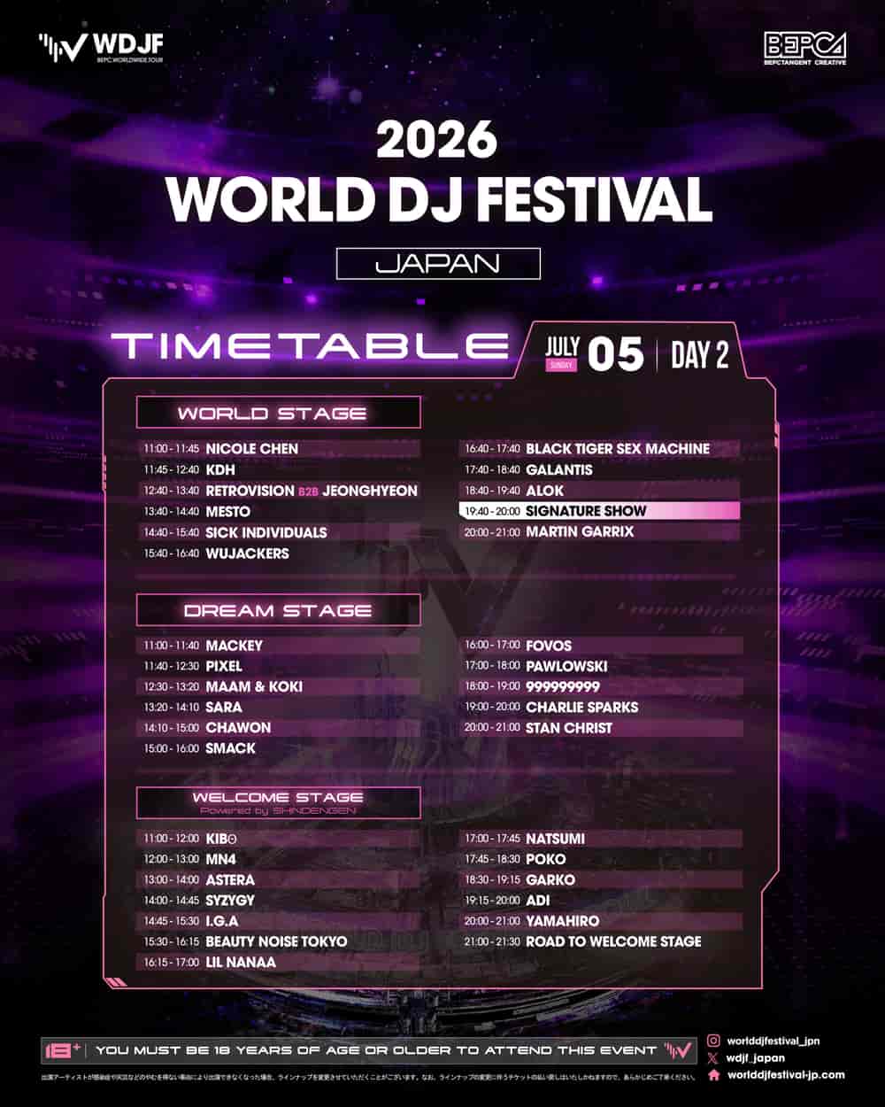 Timetable